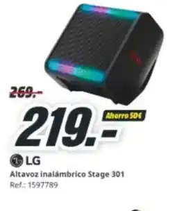 MediaMarkt Altavoz inalámbrico Stage 301 oferta
