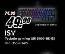 MediaMarkt ISY Teclado gaming IGK 5000-BK-ES oferta