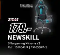 MediaMarkt NEWSKILL Silla gaming Kitsune V2 oferta