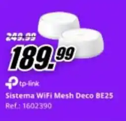 MediaMarkt TP-LINK Sistema WiFi Mesh Deco BE25 oferta
