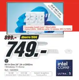 MediaMarkt HP All in One 24" 24-cr2002ns oferta