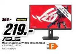 MediaMarkt ASUS Monitor gaming 27" ROG Strix XG27ACS oferta