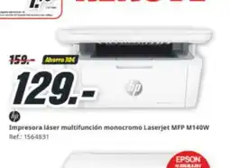 MediaMarkt HP Impresora láser multifunción monocromo Laserjet MFP M140W oferta