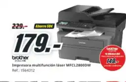 MediaMarkt BROTHER Impresora multifunción láser MFCL2800DW oferta