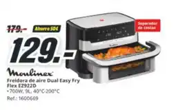 MediaMarkt MOULINEX Freidora de aire Dual Easy Fry Flex EZ922D oferta