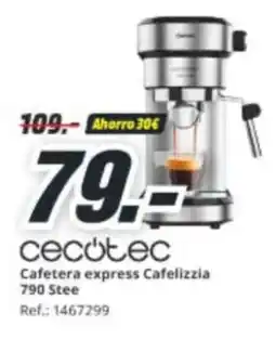 MediaMarkt CECOTEC Cafetera express Cafelizzia 790 Stee oferta