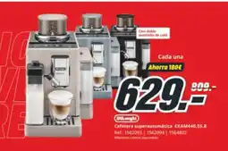 MediaMarkt DELONGHI Cafetera superautomática EXAM440.55.B oferta