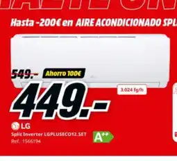 MediaMarkt LG Split Inverter LGPLUSECO12.SET A oferta