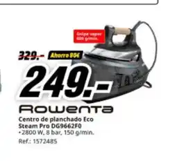 MediaMarkt ROWENTA Centro de planchado Eco Steam Pro DG9662F0 oferta