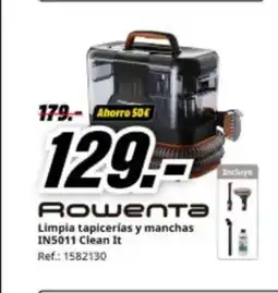 MediaMarkt ROWENTA Limpia tapicerías y manchas IN5011 Clean It oferta