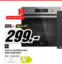 MediaMarkt Horno multifunción NEO HSB 6360 oferta