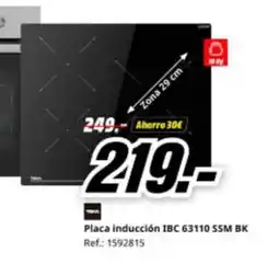 MediaMarkt Placa inducción IBC 63110 SSM BK oferta