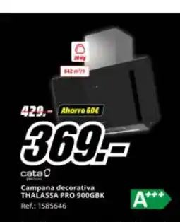MediaMarkt Campana decorativa THALASSA PRO 900GBK oferta