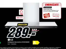 MediaMarkt LG Campana decorativa HCEZ3626S oferta