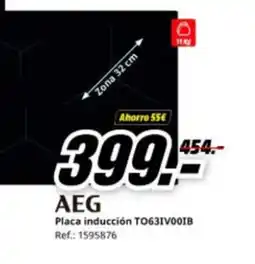 MediaMarkt AEG Placa inducción TO631V00IB oferta