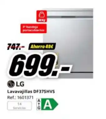MediaMarkt LG Lavavajillas DF375HVS oferta
