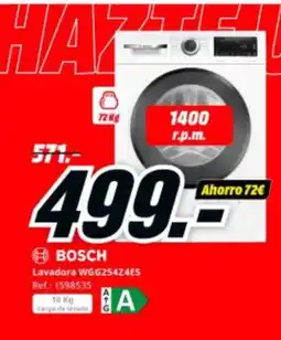 MediaMarkt BOSCH Lavadora WGG254Z4ES oferta