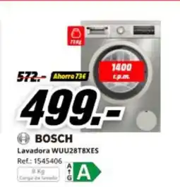 MediaMarkt BOSCH Lavadora WUU28T8XES oferta