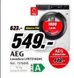 MediaMarkt AEG Lavadora LFR731404C oferta