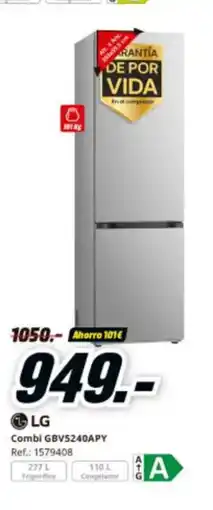 MediaMarkt LG Combi GBV5240APY oferta