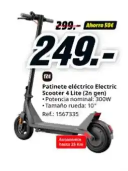 MediaMarkt Patinete eléctrico Electric Scooter 4 Lite (2n gen) oferta