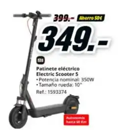 MediaMarkt Patinete eléctrico Electric Scooter 5 oferta
