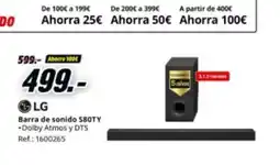 MediaMarkt LG Barra de sonido S80TY oferta