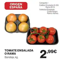 Hipercor Tomate ensalada orama oferta