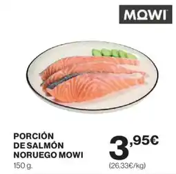 Hipercor Porción de salmón noruego mowi oferta