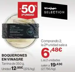 Hipercor Boquerones en vinagre oferta