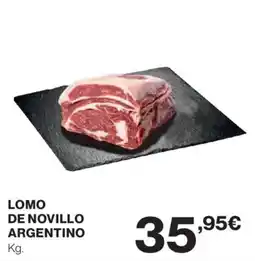 Hipercor Lomo de novillo argentino oferta
