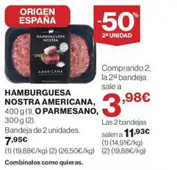 Hipercor Nostra americana, o parmesano oferta