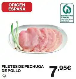 Hipercor Filetes de pechuga de pollo oferta