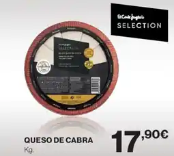 Hipercor Queso de cabra oferta
