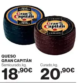 Hipercor GRAN CAPITÁN Queso oferta