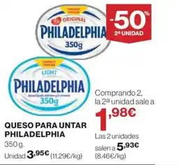 Hipercor PHILADELPHIA Quesopara untar oferta