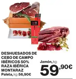 Hipercor Deshuesados de cebo de campo ibérica montaraz oferta