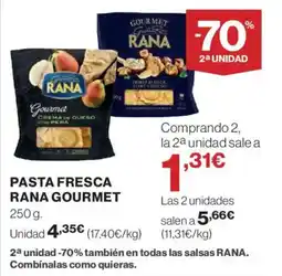 Hipercor RANA Pasta fresca gourmet oferta