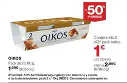 Hipercor OIKOS oferta