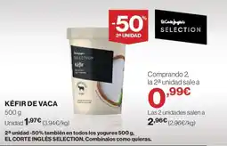 Hipercor Kéfir de vaca oferta