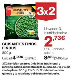 Hipercor FINDUS Guisantes finos oferta