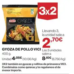 Hipercor VICI Gyoza de pollo oferta