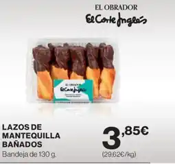 Hipercor Lazos de mantequilla bañados oferta