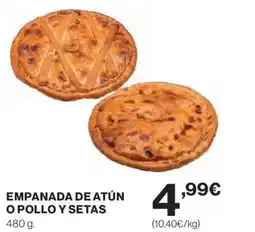 Hipercor Empanada de atún o pollo y setas oferta