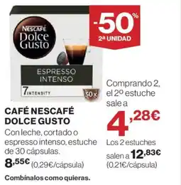 Hipercor NESCAFÉ Café Dolce gusto oferta