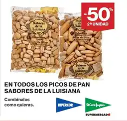Hipercor En todos los picos de pan sabores de la luisiana oferta