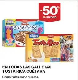 Hipercor CUÉTARA En todas las galletas tosta rica oferta