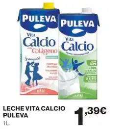 Hipercor PULEVA Leche vita calcio oferta