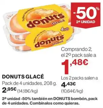 Hipercor DONUTS Glacé oferta
