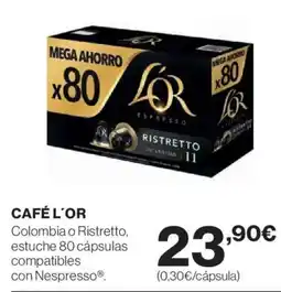 Hipercor L'OR Café oferta